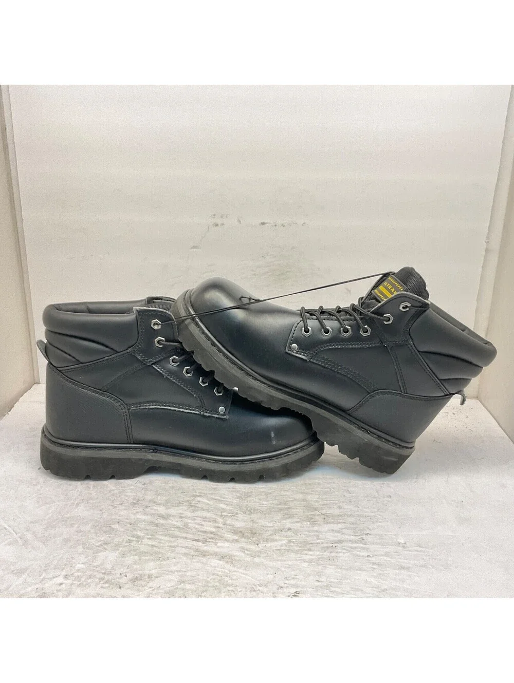 Altra Industrial Men’s 6” Work Boots MC190999 Black Leather Size 11M
